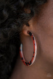 HAUTE-Blooded - Brown Earrings - Paparazzi Accessories Earrings Bedazzle Me Pretty Mobile Fashion Boutique