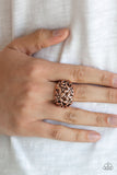 Haute Havana - Copper Ring - Paparazzi Accessories Ring Bedazzle Me Pretty Mobile Fashion Boutique
