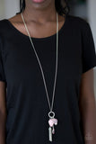Haute Heartbreaker - Pink Necklace - Paparazzi Accessories Necklace Bedazzle Me Pretty Mobile Fashion Boutique
