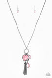 Haute Heartbreaker - Pink Necklace - Paparazzi Accessories Necklace Bedazzle Me Pretty Mobile Fashion Boutique