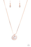 Haute Hybrid - Copper Necklace - Paparazzi Accessories Necklace Bedazzle Me Pretty Mobile Fashion Boutique