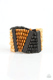 HAUTE In Hispaniola - Black Bracelet - Paparazzi Accessories Bracelet Bedazzle Me Pretty Mobile Fashion Boutique