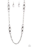 Have I Made Myself Clear? - Black Necklace - Paparazzi Accessories Necklace Bedazzle Me Pretty Mobile Fashion Boutique