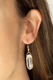 Have I Made Myself Clear? - Gold Necklace - Paparazzi Accessories Necklace Bedazzle Me Pretty Mobile Fashion Boutique