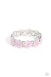 Hawaiian Holiday - Pink Bracelet - Paparazzi Accessories Bracelet Bedazzle Me Pretty Mobile Fashion Boutique