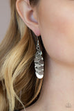 Hear Me Shimmer - Silver Earrings - Paparazzi Accessories Earrings Bedazzle Me Pretty Mobile Fashion Boutique