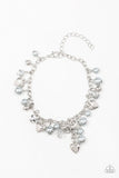 Heart Haven - Silver Bracelet - Paparazzi Accessories Bracelet Bedazzle Me Pretty Mobile Fashion Boutique