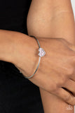 Heart of Ice - Pink Bracelet - Paparazzi Accessories Bracelet Bedazzle Me Pretty Mobile Fashion Boutique