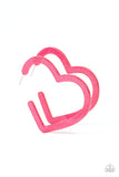 Heart-Throbbing Twinkle - Pink Earrings - Paparazzi Accessories Earrings Bedazzle Me Pretty Mobile Fashion Boutique