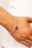 Heartachingly Adorable - Red Bracelet - Paparazzi Accessories Bracelet Bedazzle Me Pretty Mobile Fashion Boutique