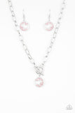 Heartbeat Retreat - Pink Necklace - Paparazzi Accessories Necklace Bedazzle Me Pretty Mobile Fashion Boutique