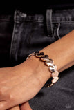 Hearts Galore - Rose Gold Bracelet - Paparazzi Accessories Bracelet Bedazzle Me Pretty Mobile Fashion Boutique
