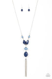 Heavenly Harmony - Blue Necklace - Paparazzi Accessories Necklace Bedazzle Me Pretty Mobile Fashion Boutique
