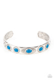 Heavenly Horizons - Blue Bracelet - Paparazzi Accessories Bracelet Bedazzle Me Pretty Mobile Fashion Boutique