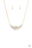 HEIRS and Graces - Gold Necklace - Paparazzi Accessories Necklace Bedazzle Me Pretty Mobile Fashion Boutique