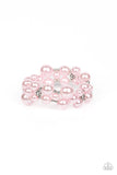 Her Serene Highness - Pink Bracelet - Paparazzi Accessories Bracelet Bedazzle Me Pretty Mobile Fashion Boutique