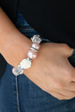 Here I Am - Pink Bracelet - Paparazzi Accessories Bracelet Bedazzle Me Pretty Mobile Fashion Boutique