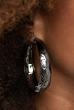 Hey, HAUTE-Shot - Black Earrings - Paparazzi Accessories Earrings Bedazzle Me Pretty Mobile Fashion Boutique