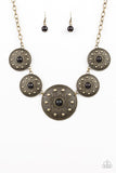Hey, SOL Sister - Black Necklace - Paparazzi Accessories Necklace Bedazzle Me Pretty Mobile Fashion Boutique