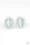 Hey There, Gorgeous - Blue Earrings - Paparazzi Accessories Earrings Bedazzle Me Pretty Mobile Fashion Boutique