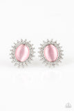 Hey There, Gorgeous - Pink Earrings - Paparazzi Accessories Earrings Bedazzle Me Pretty Mobile Fashion Boutique