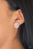 Hey There, Gorgeous - Pink Earrings - Paparazzi Accessories Earrings Bedazzle Me Pretty Mobile Fashion Boutique