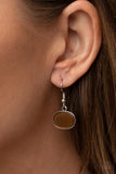 Hidden Cove - Brown Necklace - Paparazzi Accessories Necklace Bedazzle Me Pretty Mobile Fashion Boutique