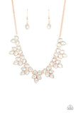 Hidden Eden - Gold Necklace - Paparazzi Accessories Necklace Bedazzle Me Pretty Mobile Fashion Boutique
