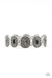 Hidden Fortune - Silver Bracelet - Paparazzi Accessories Bracelet Bedazzle Me Pretty Mobile Fashion Boutique