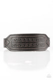 Hidden Ruins - Black Bracelet - Paparazzi Accessories Bracelet Bedazzle Me Pretty Mobile Fashion Boutique