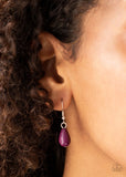 High Alert - Purple Necklace - Paparazzi Accessories Necklace Bedazzle Me Pretty Mobile Fashion Boutique