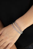High-End Eye Candy - Blue Bracelet - Paparazzi Accessories Bracelet Bedazzle Me Pretty Mobile Fashion Boutique