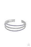 High-End Eye Candy - Blue Bracelet - Paparazzi Accessories Bracelet Bedazzle Me Pretty Mobile Fashion Boutique