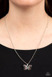 High-Flying Fashion - Blue Necklace - Paparazzi Accessories Necklace Bedazzle Me Pretty Mobile Fashion Boutique