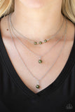 High Heels and Hustle - Green Necklace - Paparazzi Accessories Necklace Bedazzle Me Pretty Mobile Fashion Boutique