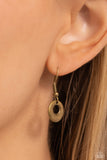 High HOOPS - Brass Necklace - Paparazzi Accessories Necklace Bedazzle Me Pretty Mobile Fashion Boutique
