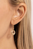 High HOOPS - Gold Necklace - Paparazzi Accessories Necklace Bedazzle Me Pretty Mobile Fashion Boutique