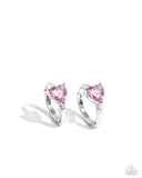 High Nobility - Pink Earrings - Paparazzi Accessories Earrings Bedazzle Me Pretty Mobile Fashion Boutique