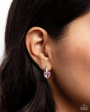 High Nobility - Pink Earrings - Paparazzi Accessories Earrings Bedazzle Me Pretty Mobile Fashion Boutique