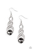High-Ranking Royalty - Silver Earrings - Paparazzi Accessories Earrings Bedazzle Me Pretty Mobile Fashion Boutique