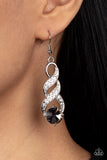 High-Ranking Royalty - Silver Earrings - Paparazzi Accessories Earrings Bedazzle Me Pretty Mobile Fashion Boutique