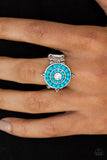 High-Tide Pool Party - Blue Ring - Paparazzi Accessories Ring Bedazzle Me Pretty Mobile Fashion Boutique