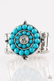 High-Tide Pool Party - Blue Ring - Paparazzi Accessories Ring Bedazzle Me Pretty Mobile Fashion Boutique