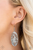 High Tide Terrace - Silver Earrings - Paparazzi Accessories Earrings Bedazzle Me Pretty Mobile Fashion Boutique
