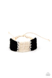 High Tides - Black Bracelet - Paparazzi Accessories Bracelet Bedazzle Me Pretty Mobile Fashion Boutique