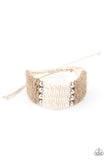 High Tides - Brown Bracelet - Paparazzi Accessories Bracelet Bedazzle Me Pretty Mobile Fashion Boutique