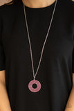 High-Value Target - Pink Necklace - Paparazzi Accessories Necklace Bedazzle Me Pretty Mobile Fashion Boutique
