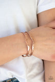Highland Heiress - Copper Bracelet - Paparazzi Accessories Bracelet Bedazzle Me Pretty Mobile Fashion Boutique
