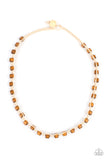 Highland Hustler - Brown Necklace - Paparazzi Accessories Necklace Bedazzle Me Pretty Mobile Fashion Boutique