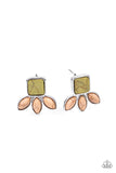 Hill Country Blossoms - Multi Post Earrings - Paparazzi Accessories Post Earrings Bedazzle Me Pretty Mobile Fashion Boutique
